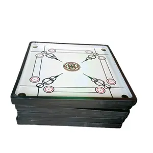Meja Karambol 60cm X 60cm bonus biji dan kristal Board Games
