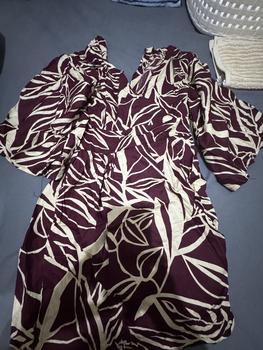 Product Review of Jamsuit Natalia Motif Bamboo Leaf Bali Panjang Pendek Rayon Wanita Setelan Jumpsuit Bunga from M**e 1