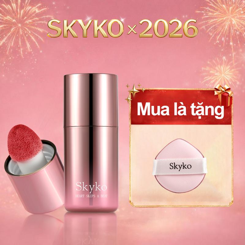 Skyko Phấn Má Hồng Dạng Lỏng 7 Màu Lâu Trôi Lớp Hoàn Thiện Lì Cao Trang Điểm Tự Nhiên Cho Má