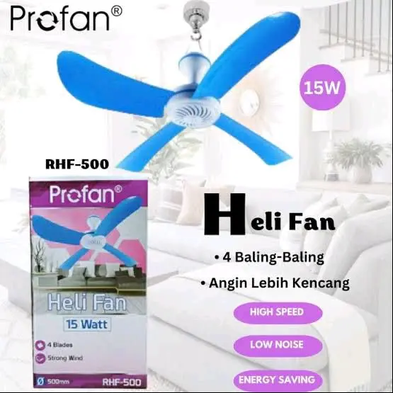 heli fan profan kipas angin gantung 0