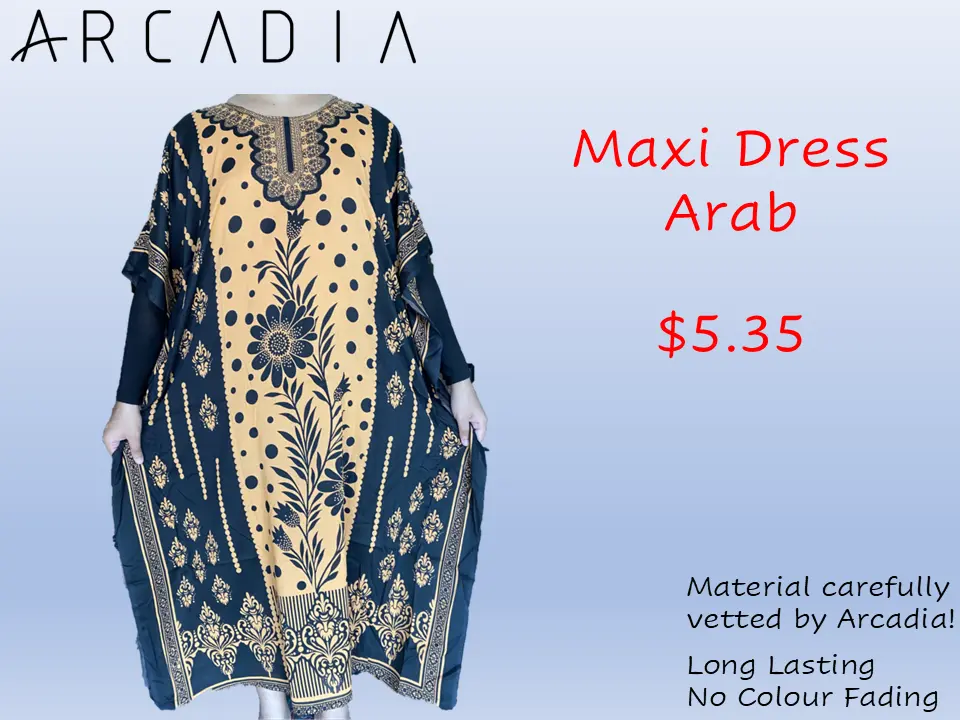 Maxi Dress Arab | Long & Loose for Women - Casual Style - Womenswear