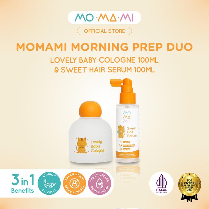 Gambar Momami Morning Prep Duo - Paket Cologne Parfum dan Serum Rambut Anak dari Momami_NEW Kab. Bogor Tokopedia
