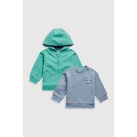 Gambar Mothercare Hoodie and Sweat Top Set - Set Pakaian Katun Bayi Laki-laki (Hijau) - 9-12 Months, Standar dari Mothercare Indonesia Kota Administrasi Jakarta Selatan 2 Tokopedia