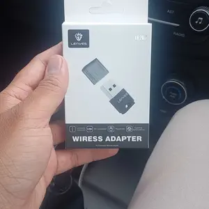 LENYES LR204 Bluetooth Receiver USB Wireless Adapter 5.1 Alat Bluetooth Salon Speaker Audio Mobil