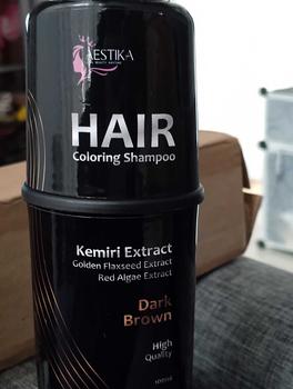 Product Review of (Promo Spesial) Aestika Dark Brown Hair Coloring Shampoo  - Pewarna Rambut Beruban Extract from A**a 3