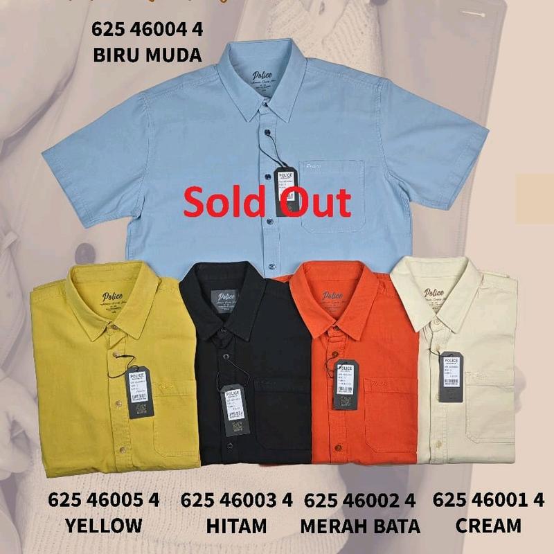 KEMEJA PENDEK POLICE // ORIGINAL BRAND POLICE Pria 5