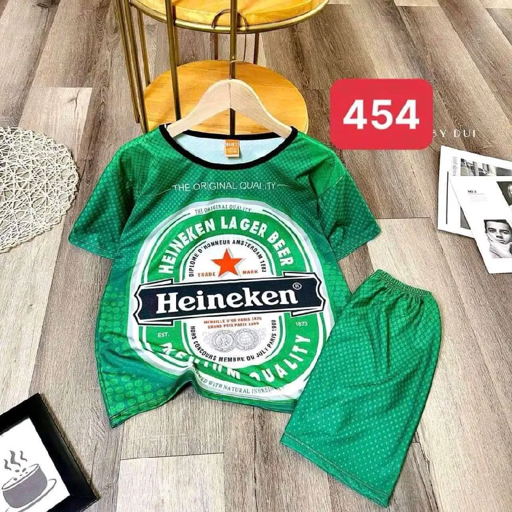 đồ bộ đùi heineken phù hợp cho cả gia đình
