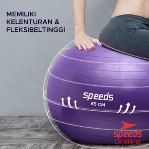 SPEEDS Gym Ball Fitness 85 cm / Bola Yoga Pilates / Bola Gym Alat Olahraga Bumil Original LX 019-16