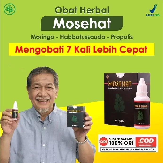 Promo MOSEHAT Jamu Tetes Original untuk  Hernia  30 ml 3