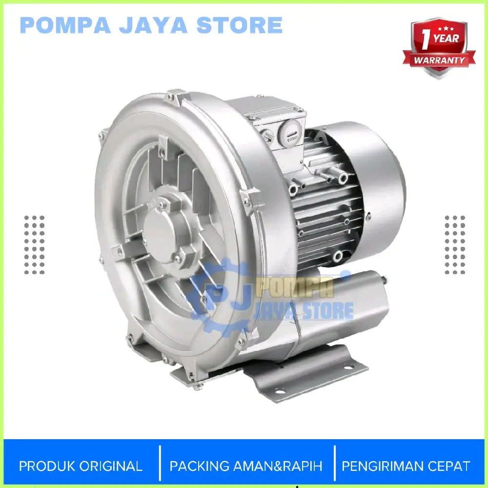 RING BLOWER Tambak Udang HB-1500 2HP 1,5Kw 1Phase 220V Ring Blower