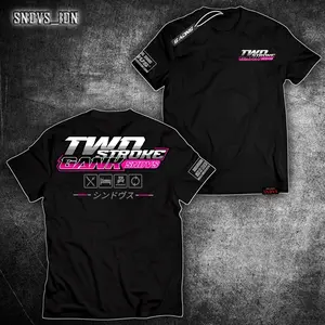 2.0 T-shirt two stroke gank original brand sndvs_idn cotton combad 24s nyaman di pakai free stiker Unisex