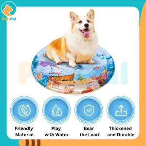 Kasur Air Hewan Tebal Anti Gores Pompa Alas Air Tempat Tidur Dingin Adem Pet Water Mat Cushion Pump Gratis Pompa