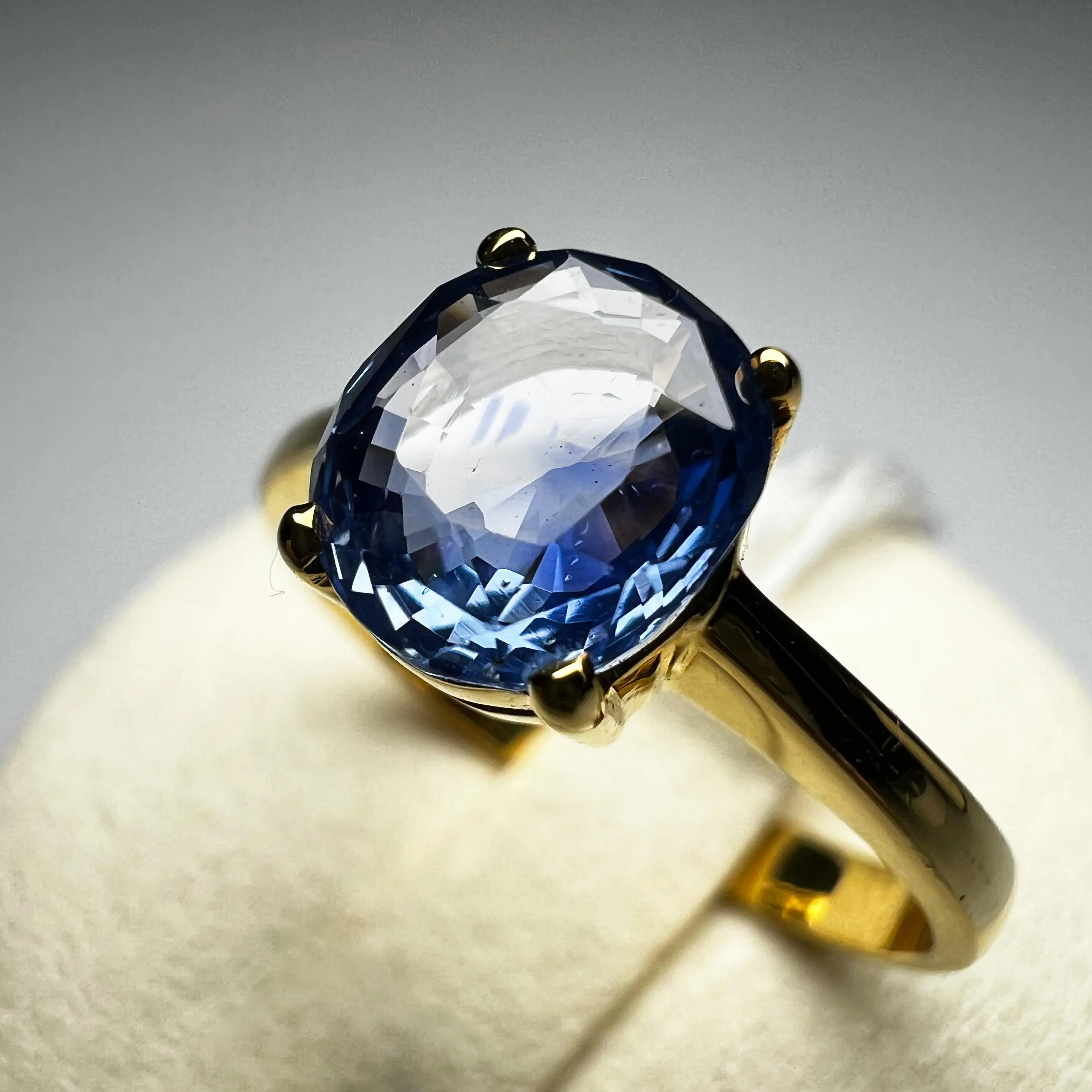 Khiards Exquisite Bluecrest Sapphire Ring