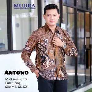 Kemeja Batik Pria All Motif Terbaru Slimfit Bahan Katun High Quality
