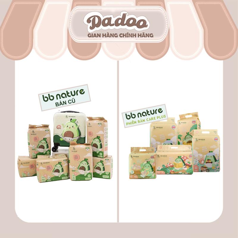 [ BB NATURE BẢN CŨ - BB NATURE CARE PLUS ] com 3 bịch Tã - Bỉm cho bé