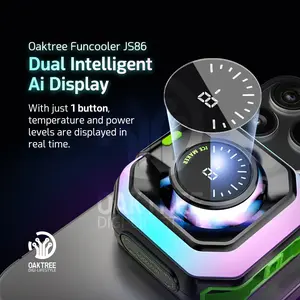 Cooling Fan Gaming Oaktree JS86 Teknologi Ai Cepat Turunkan Suhu HP. Radiator Pendingin Efektif buat Main Game. Baterai Awet, HP Tetap Dingin. Cocok Semua HP.