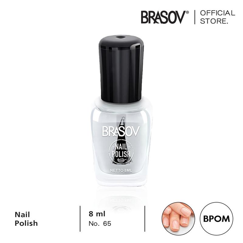 BRASOV Kutek Bening - Putih Susu - Merah - Hitam Cat Kuku Acid Kutex Nail Polish Art 3
