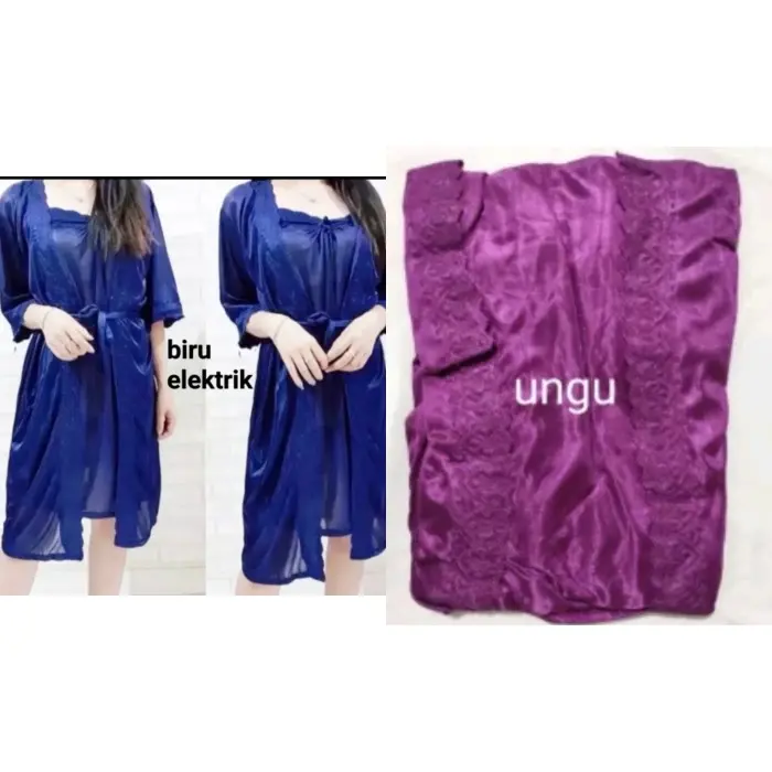 U✉A1 Piyama Baju Tidur Kimono Tricot Dewasa Wanita Sexy L✉Aa 1