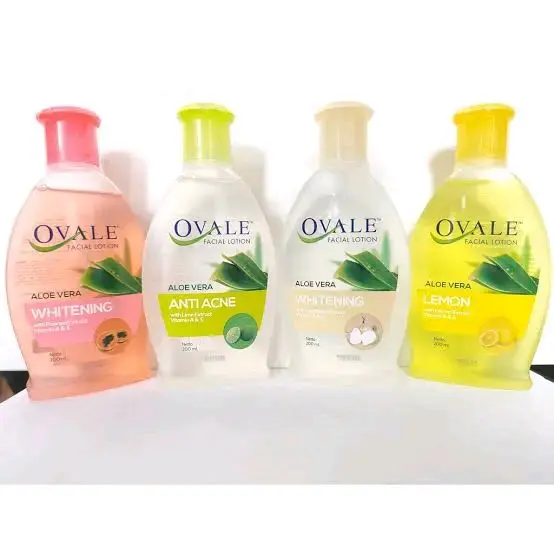 Ovale 2inl cleanser dan toner (wajah dan badan) 60ml,10Oml dan 200ml