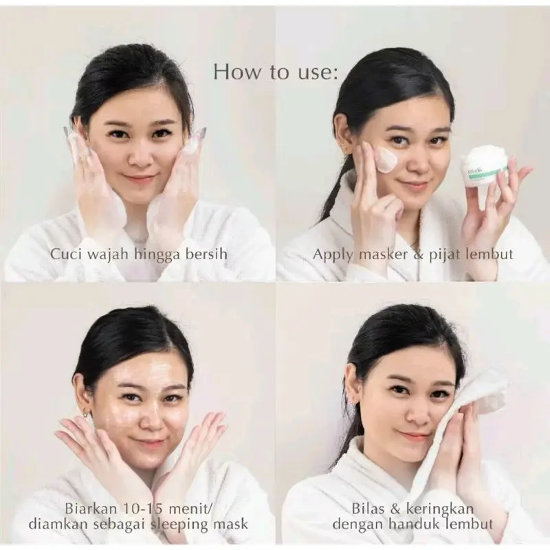 POLYNIA Prickly Pear Hydrating Face Mask Wajah Hyaluronic Masker Aging Penyegar Acid Ceramide Ceramide Kering 6