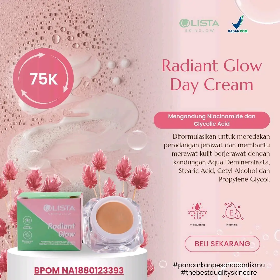 Radiant Glow (Day Cream) Colista Skin Care