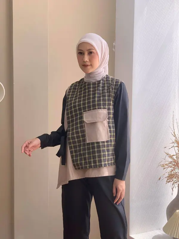 Browny Brown Top Atasan Wanita Hijab - DYA ID 0