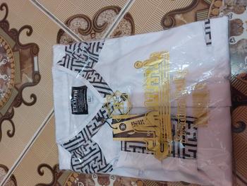 Product Review of Baju Koko El Rumi Araseo Lengan Panjang Kombinasi Batik Putih Kain Katun - Pria, Muslim from R**a 0