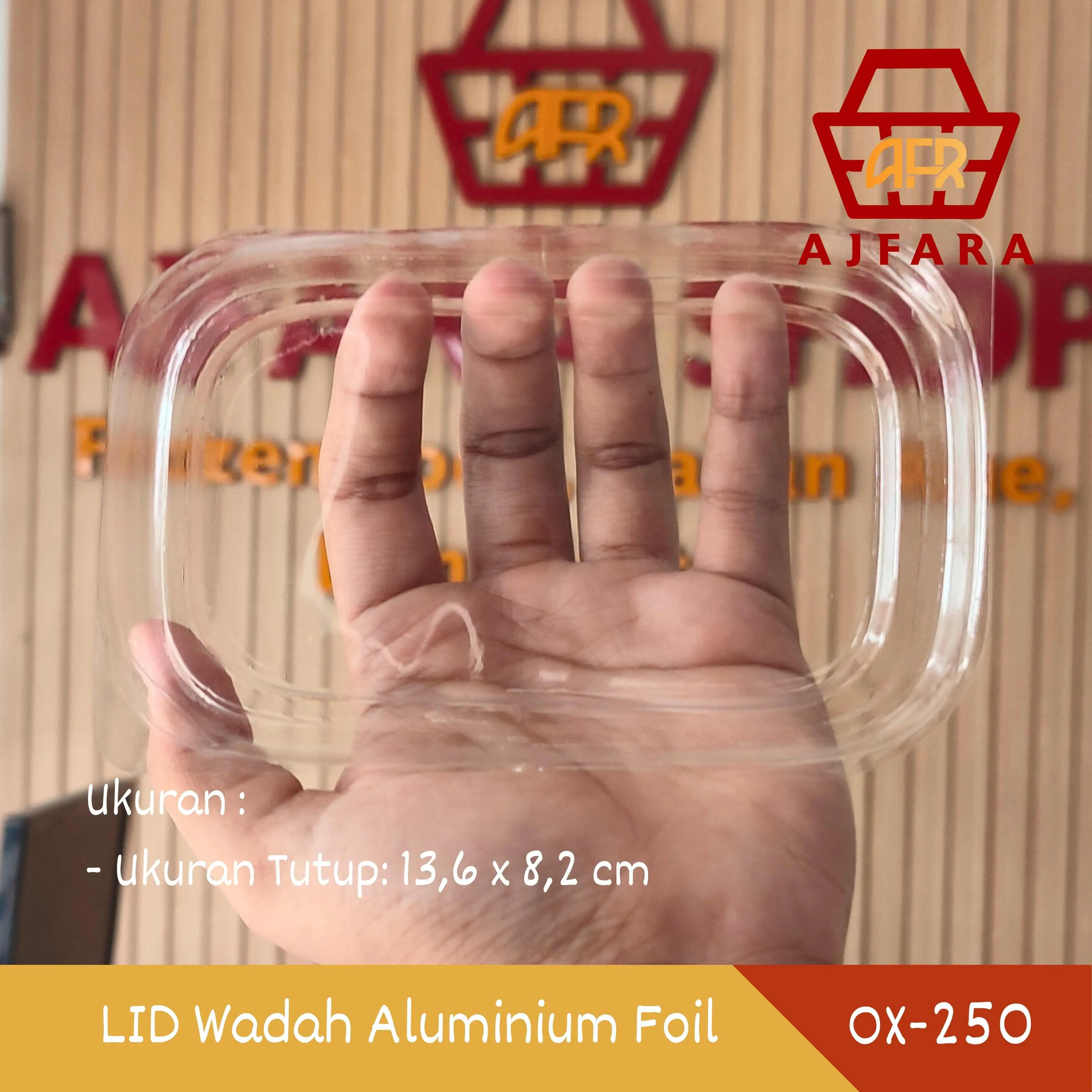 Wadah Aluminium Foil Tray OX-250 Tanpa Tutup/LID Aluminium Foil OX-250