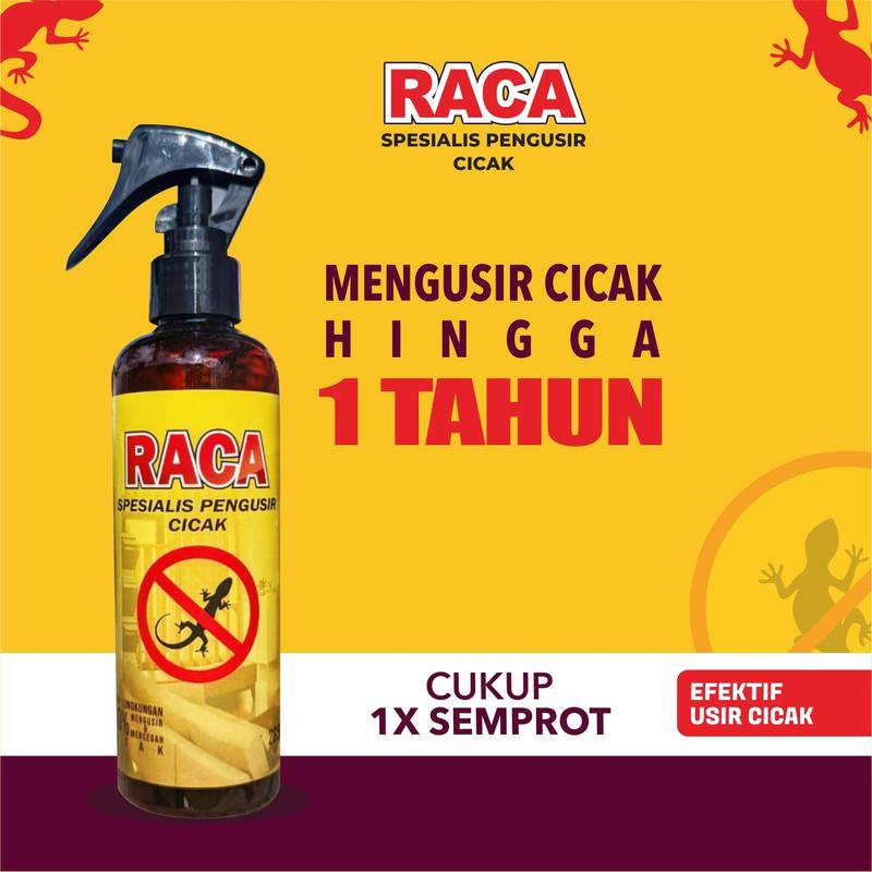 Product Introduction of Raca Spray Pengusir Cicak dengan Formula Baru Dijamin Ampuh Mengusir Cicak Secara Efektif dan Aman 0