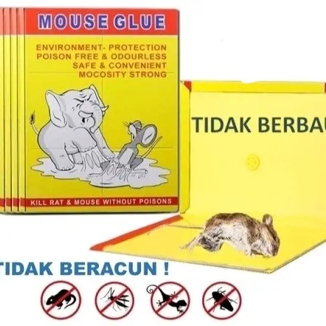 Lem Tikus Model Buku/ Lem Perangkap Tikus/ Lem Tikus Papan/  Pengusir Kecoak/ Pengusir Cicak 0