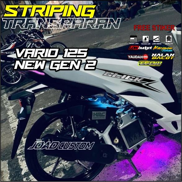 Product Introduction of STRIPING VARIO 125 NEW GEN 2 STIKER VARIO 125 NEW GEN 2 VARIAN WARNA BAHAN MAXDECAL TERBARU Motorcycle striping  vario 3