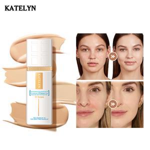 รองพื้นแต่งหน้า ลิควิด รุ่น 2 เล็ก เบา กระทัดรัด ผิวเรียบเนียน กันน้ำ ไม่ปลอมตัว KATELYN คุชชั่น  สิว รอง  พื้น  แตงโม