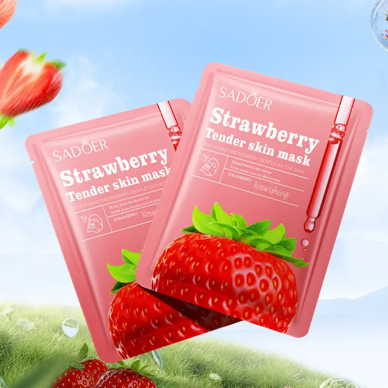 Strawberry Tender Skin Mask for Soft and Smooth Skin Skincare Moisturizer Hydrating Hydrate Skin Repair Comfort Moisture Moisturize