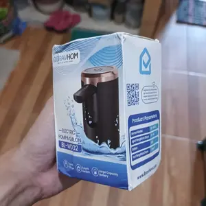 (COD)【March Live Exclusive】 Bravhom Pompa Galon Electric Dapat Dilipat USB Dispenser Portable Galon Air Elektrik