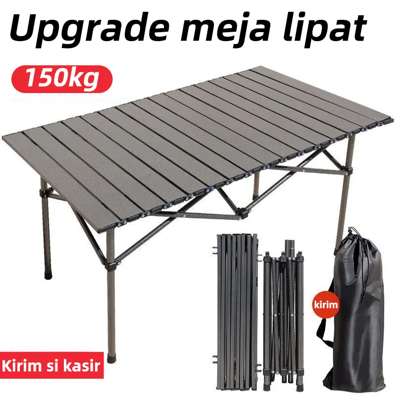 FunBear  Meja Lipat Portable Meja LipatOutdoor Meja Camping lipat Meja Kursi cafeoutdoor