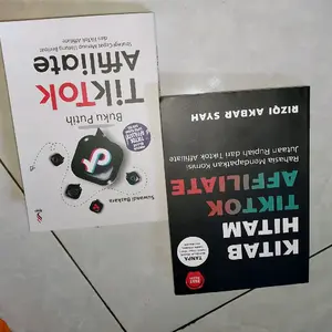 Buku literasi kitab hitam putih tiktok affiliate