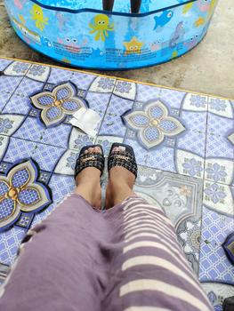 Product Review of SANDAL FLAT SIZE JUMBO 36/45 TEPLEK ANTI SLIP TEPLEK 01 from t**🐣 0