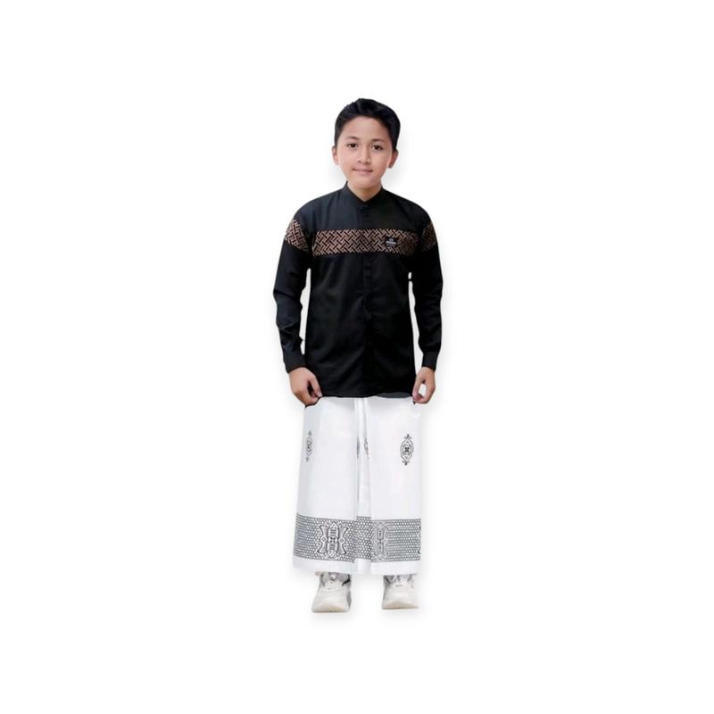 Paket Lengkap SARKO sarung koko anak Usia 5-13 tahun Size M L XL Banyak variasi Warna Motif 4