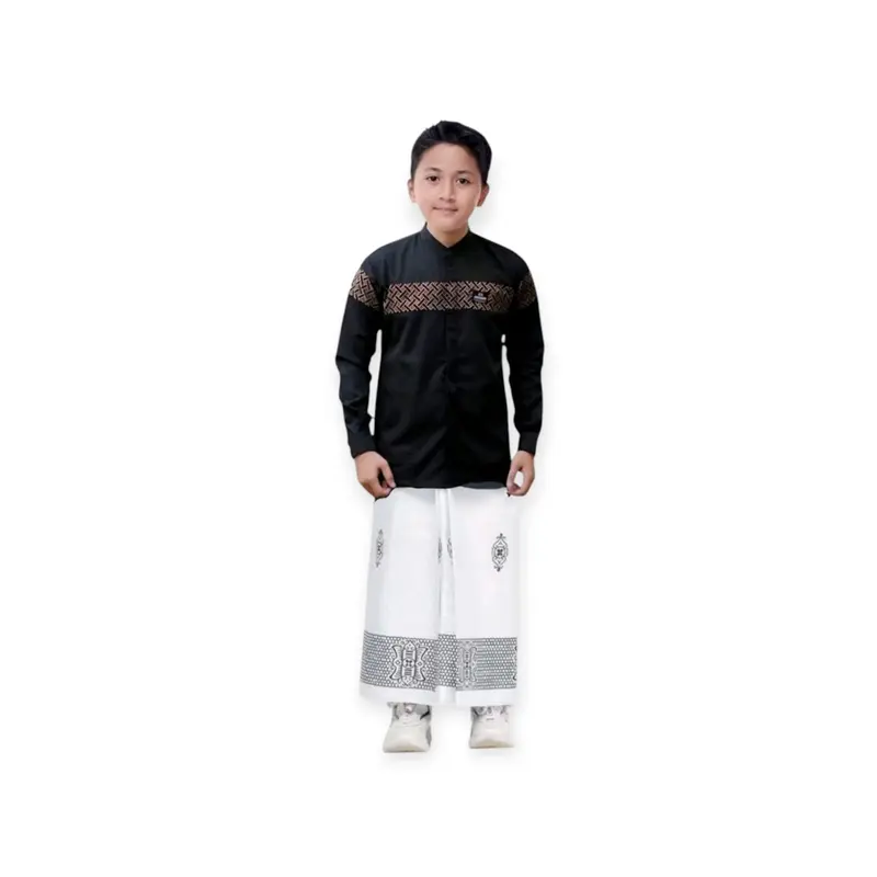 Paket Lengkap SARKO sarung koko anak Usia 5-13 tahun Size M L XL Banyak variasi Warna Motif 4