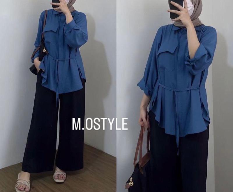 MILKA BLOUSE ATASAN KEKINIAN OOTD LUCU ATASAN WANITA 0