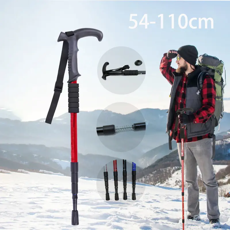 【LOWA】Tongkat Pendakian Gunung TP8101/Tiang Pelacak/Camping Outdoor Kualitas Import 1