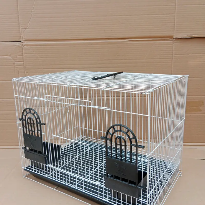 kandang soliter umbaran / kandang burung / kandang hamster uk 43x30x32 termurah gratis nampan dan tempat makan 2 pcs 7
