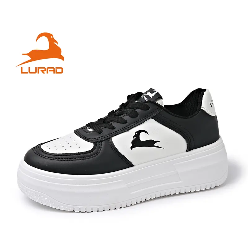 LURAD Sepatu Wanita Sol Empuk Non Slip Sneakers Cewek Simple Stylist Fashion Shoes Wanita Modis WL2491 Casual Karet Sport Olahraga 0