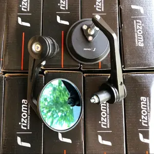Spion Jalu Bulat CNC Rizoma 2465 Universal - Bar End Mirror CNC Rizoma Bulat Universal Motor Motorcycle