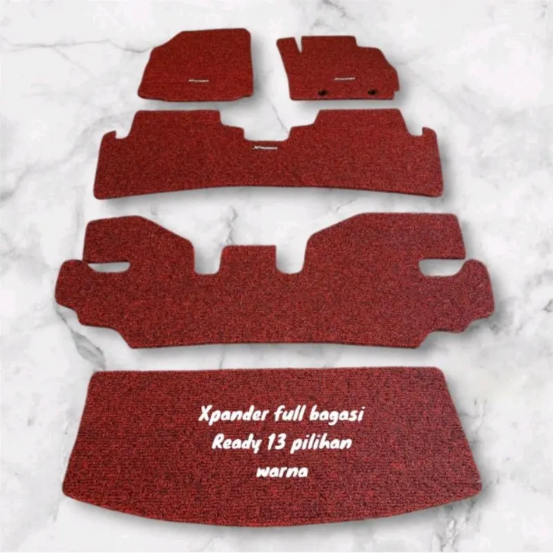 KARPET MOBIL XPANDER ULTIMATE SPORT CROSS NEW LIVINA FULL BAGASI READY 13 PILIHAN WARNA