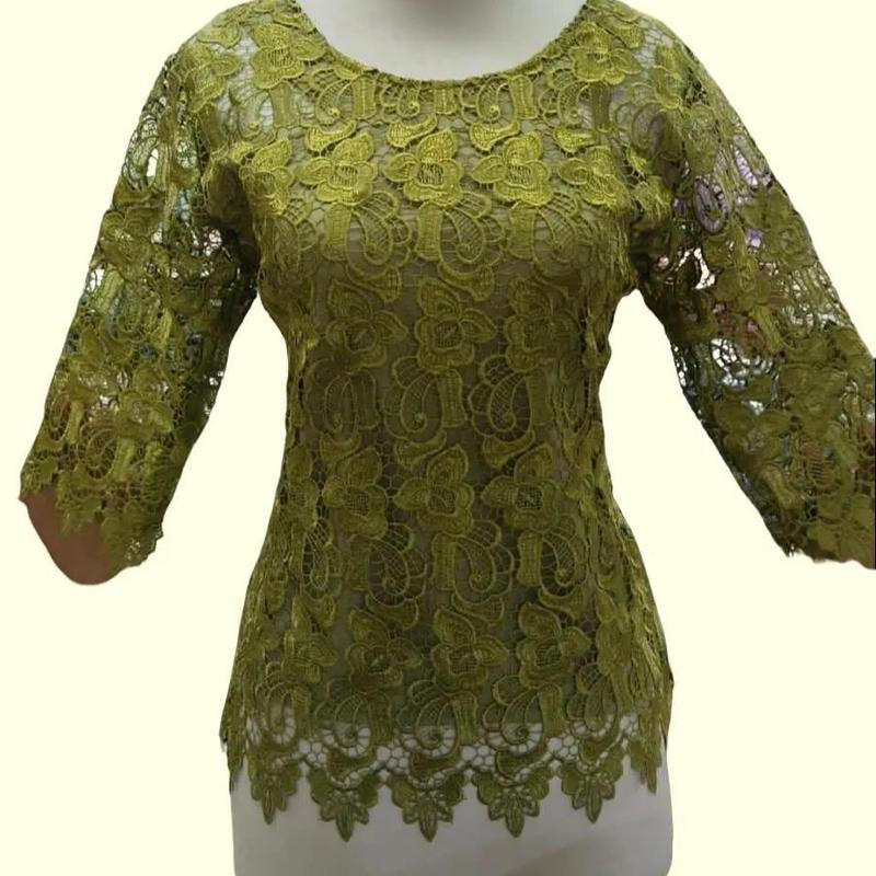 Atasan blus brokat hoki cantik 0