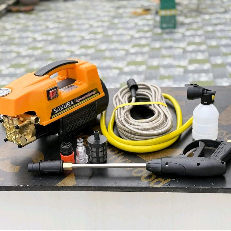 Máy rửa xe sakura 3800 w mẫu mới nhất 2025 bảo hành 12 tháng