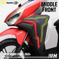 Gambar Hayaidesu Middle Front Body Protector Cover Honda New Vario Click (2018-2021) - MERAH dari Hayaidesu Indonesia Kab. Tangerang 2 Tokopedia