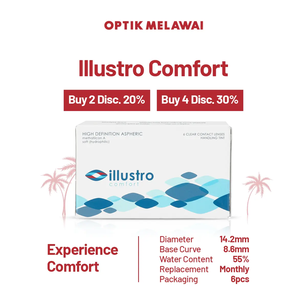 Illustro Comfort - Lensa Kontak Clear