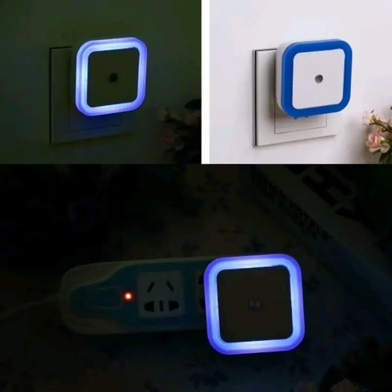 Lampu Tidur Sensor Otomatis - Lampu LED Kotak/Persegi 1